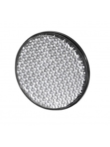 Odblask okrągły ze śrubą M5x14 mm i czarną ramką - biały