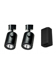 Zestaw oświetlenia do systemu Lanciano S 2 małe reflektory + USB - Haba