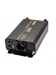 Falownik sinusoidalny inwerter przetwornica 600 W 12 V - 230 V - Haba