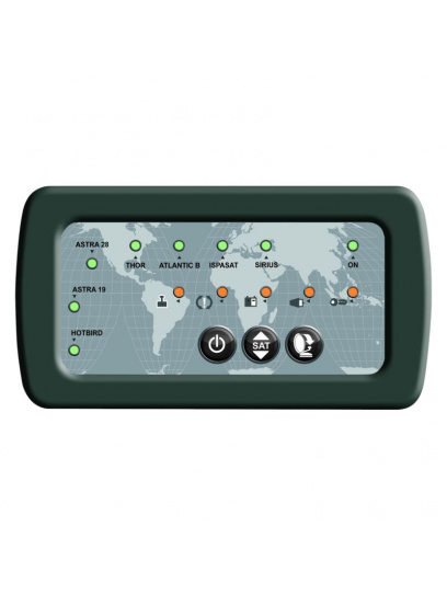 Panel sterowania LED anteny Travelsat z 7 pozycjami satelitarnymi - Carbest