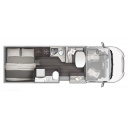 Samochód kempingowy Kronos 290 M Ford - Roller Team