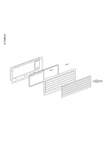 Zimowa osłona kratki 43,5×13 cm - Thetford