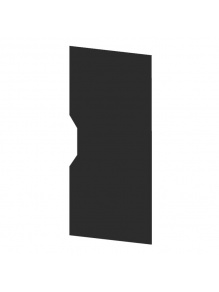 Panel przedni dekoracyjny do drzwi lodówki T2090 czarny mat - Thetford