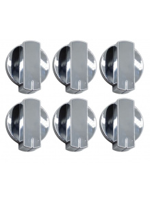 Zestaw pokręteł do kuchenki K5120/K5140 chrom 6 szt. - Thetford