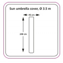 Pokrowiec na parasol Sun Umbrella Cover Ø3,5 m - EuroTrail