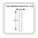 Pokrowiec na parasol Sun Umbrella Cover XL Ø3-4 m - EuroTrail
