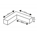 Pokrowiec na meble ogrodowe Cover For Lounge Furniture L-shape 270x270x100xh70 cm - EuroTrail