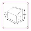 Pokrowiec na ławkę z wysokim oparciem Sofa Cover 200x90xh70/100 cm - EuroTrail