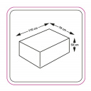 Pokrowiec na stolik podnóżek Cover Table Stool 110x70xh50 cm - EuroTrail