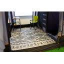 Wykładzina mata podłogowa Relax Mat Black/White 270x200 cm - EuroTrail