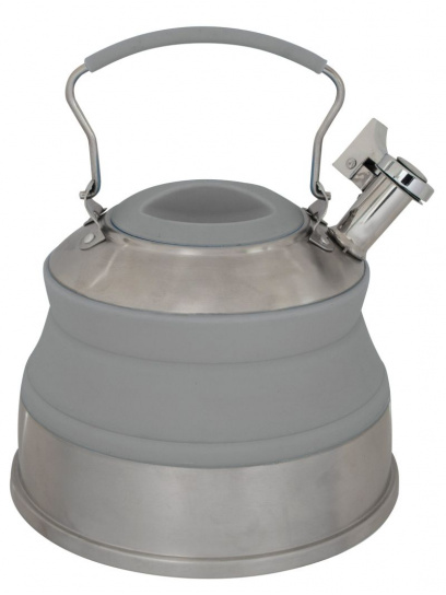 Czajnik składany z gwizdkiem Water Kettle 2 l Grey - EuroTrail