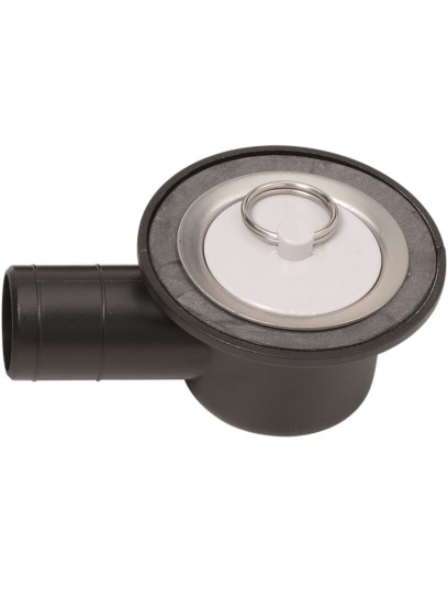 Odpływ zlewu kątowy 39 mm czarny - Reich