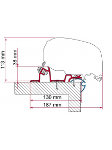 Adapter do markizy F80/F65 Caravan Standard 425 - Fiamma