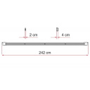 Uchwyt do mocowania bagażnika Fixing-Bar Carry-Bike 2 szt. - Fiamma