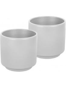 Zestaw filiżanek z melaminy Set Espresso InMano Dolomit 2 szt. White - Brunner