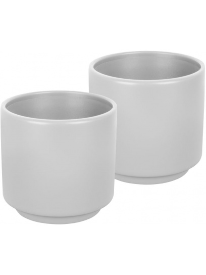 Zestaw filiżanek z melaminy Set Espresso InMano Dolomit 2 szt. White - Brunner