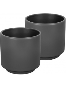 Zestaw filiżanek z melaminy Set Espresso InMano Dolomit 2 szt. Grey - Brunner