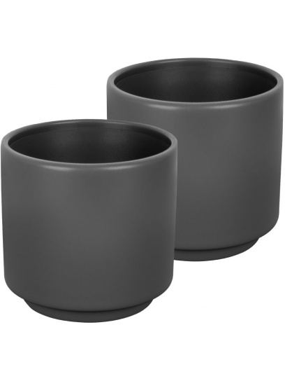 Zestaw filiżanek z melaminy Set Espresso InMano Dolomit 2 szt. Grey - Brunner