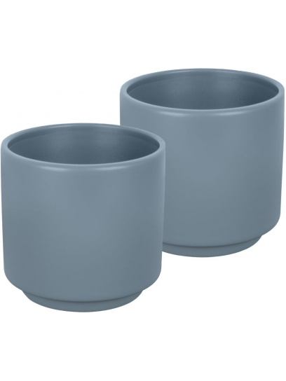 Zestaw filiżanek z melaminy Set Espresso InMano Dolomit 2 szt. Blue - Brunner