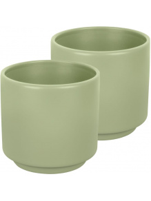Zestaw filiżanek z melaminy Set Espresso InMano Dolomit 2 szt. Green - Brunner