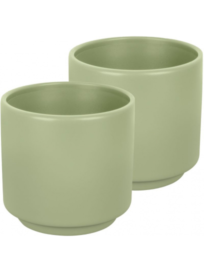 Zestaw filiżanek z melaminy Set Espresso InMano Dolomit 2 szt. Green - Brunner