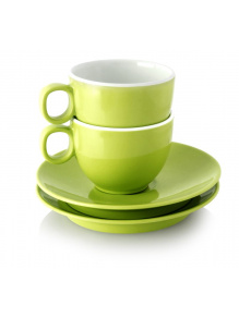 Zestaw filiżanek z melaminy Set Espresso Space 100 ml 2 szt. - Brunner