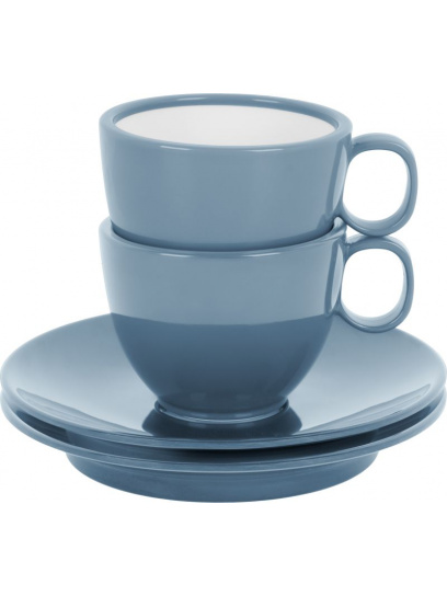 Zestaw filiżanek z melaminy Set Espresso Meteore 100 ml 2 szt. - Brunner