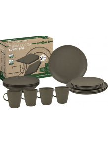 Zestaw obiadowy Lunch Box PLA Tierra Cocoa - Brunner