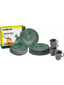 Zestaw obiadowy z melaminy Lunch Box Venetian Sea Green - Brunner
