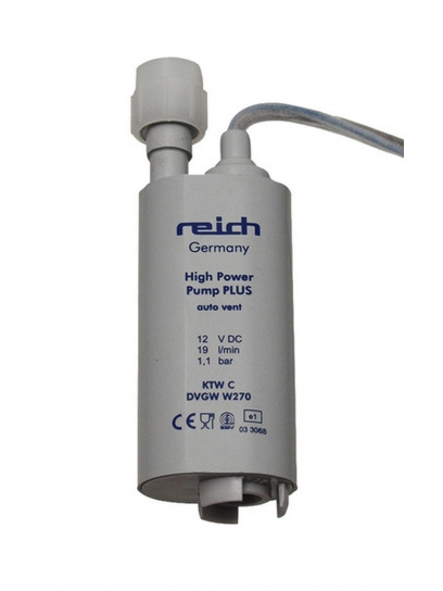 Pompka do wody High Power Pump Plus 12 V 19 l/min 1,1 bar z nakrętka łączącą - Reich