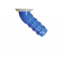 Kran składany zima woda Luxus brązowy - Reich