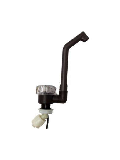 Kran składany zima woda Luxus brązowy - Reich