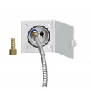 Zestaw prysznicowy gniazdo zewnętrzne z słuchawką i wężem - Reich