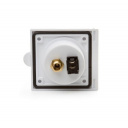 Zestaw prysznicowy gniazdo zewnętrzne z słuchawką i wężem - Reich