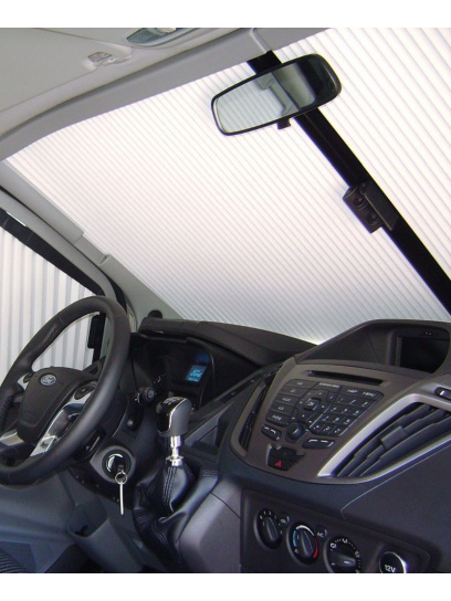 Roleta zaciemniająca REMIfront IV na przednią szybę Ford Transit Custom V362 od 2018 bez czujników - Remis