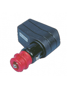 Wtyk kątowy 12V z kontrolką LED - Fawo