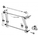 Sznur spiralny do zasłon szary - Fawo