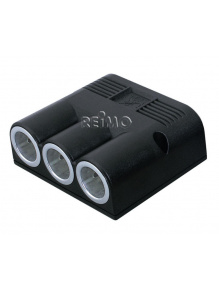 Potrójne gniazdo 12/24V natynkowe - Fawo