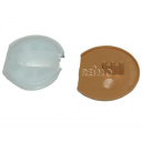 Kątownik meblowy 90° z zaślepkami - Fawo