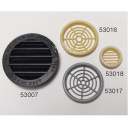 Kratka wentylacyjna okrągła 60 mm brązowa - Fawo