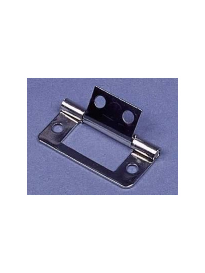 Zawias klapkowy prosty 38 mm niklowany - Fawo