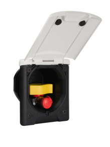 Zewnętrzne gniazdo gazowe z klapką - Fawo