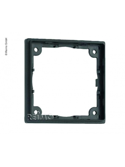 Ramka dystansowa płaska 1-krotna czarna - Fawo