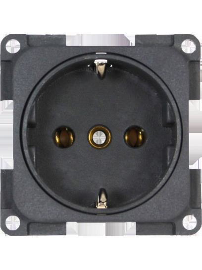 Gniazdo Schuko 230 V ciemnoszare - Fawo