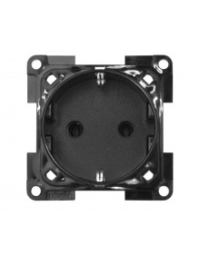 Gniazdo Schuko 230 V czarne - Fawo