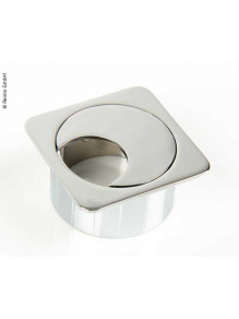 Przepust kablowy okrągły chrom połysk - Fawo