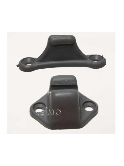 Odbojnik drzwiowy meblowy ciemnoszary - Fawo