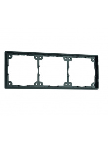 Ramka dystansowa wysoka 12 mm 1-krotna czarny połysk - Fawo