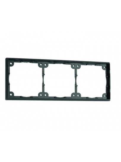 Ramka dystansowa wysoka 12 mm 1-krotna czarny połysk - Fawo