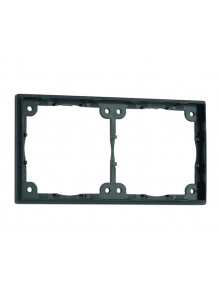 Ramka dystansowa wysoka 12 mm 1-krotna czarny połysk - Fawo